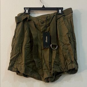 Women's Olive Green Shorts